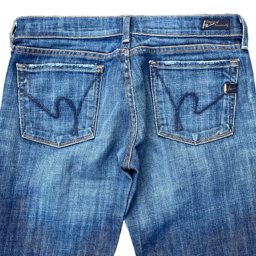 Citizens of Humanity Kelly #001 Stretch Low Waist Bootcut Jeans Size 27 - Picture 7 of 7
